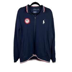 Polo Ralph Lauren USA 2016 Olympic Team Jacket Full Zip Navy Men's XL